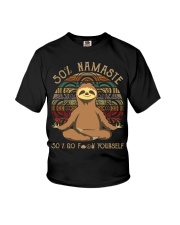 Yoga 50 namaste Youth T-Shirt tile