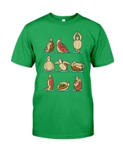 Yoga turtle pose Classic T-Shirt tile