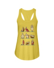 Yoga turtle pose Ladies Flowy Tank tile