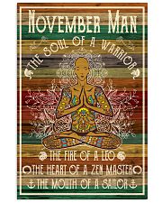 Poster yoga November Man 24x36 Poster front