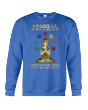 November Girl Not My Problem Crewneck Sweatshirt tile
