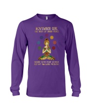 November Girl Not My Problem Long Sleeve Tee tile