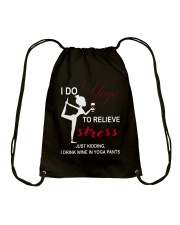 i do yoga Drawstring Bag tile