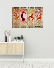 Poster Yoga Be Strong Be Brave Man 36x24 Poster poster-landscape-36x24-lifestyle-01