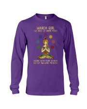March Girl Not My Problem Long Sleeve Tee tile