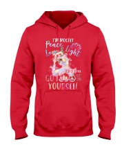 peace love light yoga Hooded Sweatshirt tile