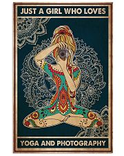 Poster yoga love yoga and photography 24x36 Poster front