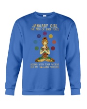 January Girl Not My Problem Crewneck Sweatshirt tile