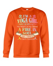 im yoga girl Crewneck Sweatshirt tile
