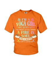 im yoga girl Youth T-Shirt tile