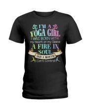im yoga girl Ladies T-Shirt front
