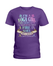 im yoga girl Ladies T-Shirt tile