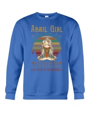 Abril girl yoga bruja Crewneck Sweatshirt tile