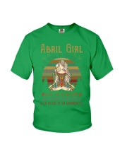 Abril girl yoga bruja Youth T-Shirt tile