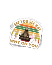 Sticker Sloth 23 Sticker - 10 pack (Vertical) front