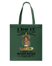 Yoga i do it because i can Tote Bag tile