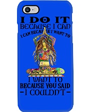 Yoga i do it because i can Phone Case tile
