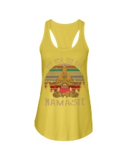 Yoga namaste eff man Ladies Flowy Tank tile