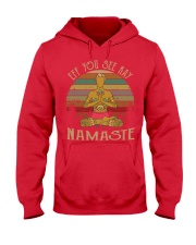 Yoga namaste eff man Hooded Sweatshirt tile