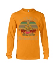 Yoga namaste eff man Long Sleeve Tee tile