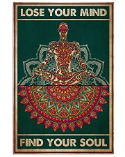 Poster yoga find your soul man 24x36 Poster front