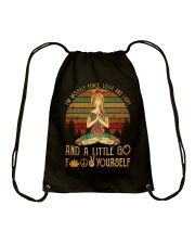 I am mostly peace Drawstring Bag tile