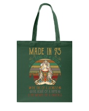 75 Yoga soul made in Tote Bag tile