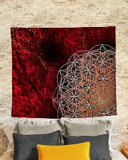 Yoga Tapestry limited edition red Wall Tapestry - 80” x 68” aos-wall-tapestry-60x51-lifestyle-front-02