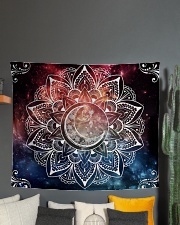 Yoga Tapestry Moon Galaxy Wall Tapestry - 80” x 68” aos-wall-tapestry-60x51-lifestyle-front-01