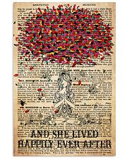 poster yoga girl tree and she lived 24x36 Poster front