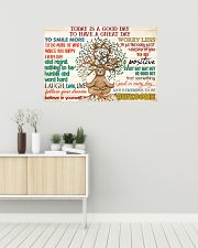 Poster yoga today is a good day 36x24 Poster poster-landscape-36x24-lifestyle-01