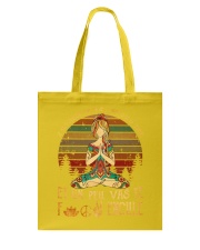 yoga encule Tote Bag tile