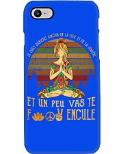 yoga encule Phone Case tile
