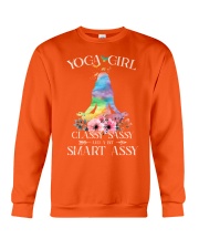 Yoga girl classy Crewneck Sweatshirt tile