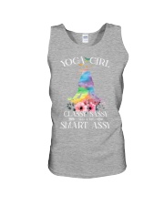 Yoga girl classy Unisex Tank tile
