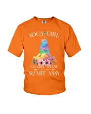 Yoga girl classy Youth T-Shirt tile