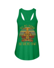 Yoga do no harm man Ladies Flowy Tank tile
