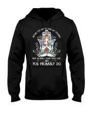 Yoga you probably do Hooded Sweatshirt tile