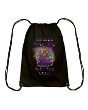 Buddha Spiritual Quote Rainbow Enlightenment Drawstring Bag thumbnail