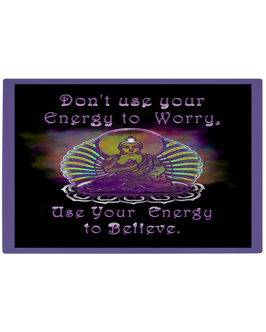 Buddha Spiritual Quote Rainbow Enlightenment Rectangle Cutting Board