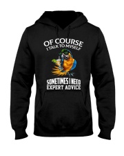 I talk to myself Hooded Sweatshirt tile