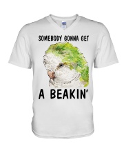 Some body gonna get a beakin V-Neck T-Shirt tile