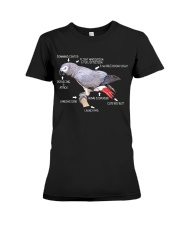 Parrot funny Premium Fit Ladies Tee tile