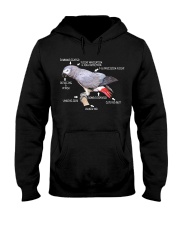 Parrot funny Hooded Sweatshirt tile
