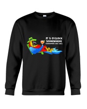 Quarantine and chill Crewneck Sweatshirt tile