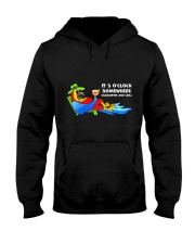 Quarantine and chill Hooded Sweatshirt tile