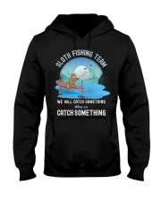 Sloth fishing team Hooded Sweatshirt tile