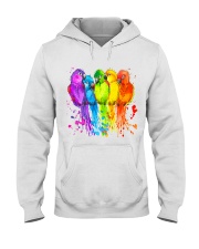 Birds color Hooded Sweatshirt tile