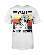 Y'all need jesus Premium Fit Mens Tee tile