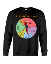 Pie chart of my life Crewneck Sweatshirt tile